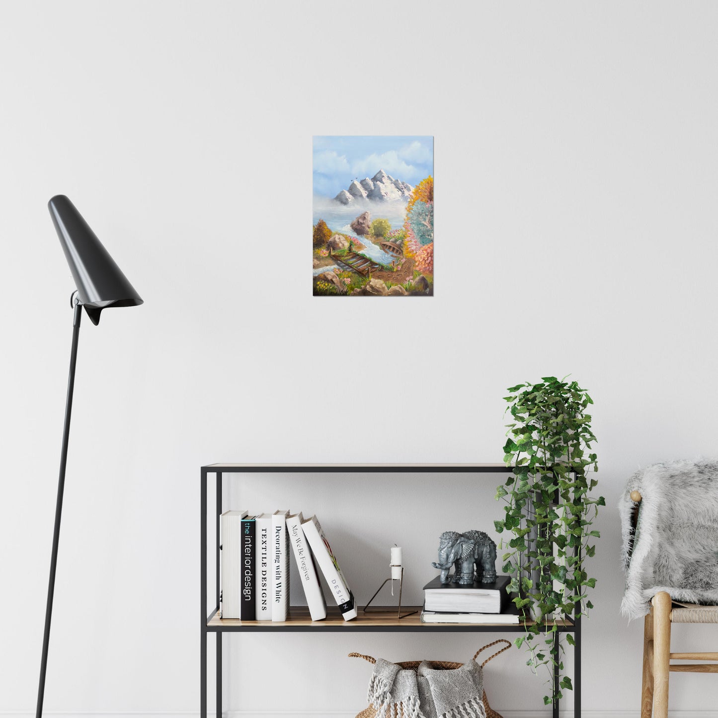 Stranded in Paradise | Museums-Quality Fine Art Print | Peaceful Landscape Painting