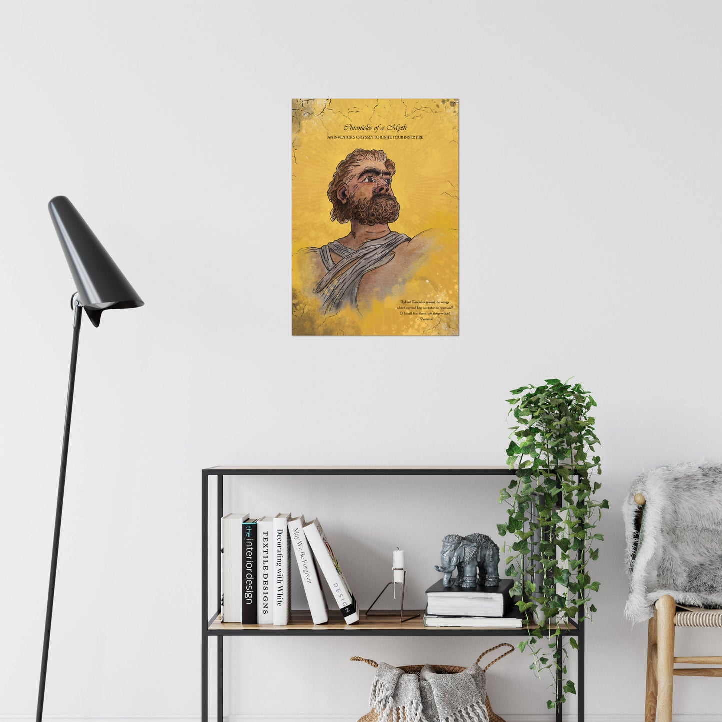 DAEDALUS | Museums-Quality Fine Art Print | Powerful Greek Mythology Artwork