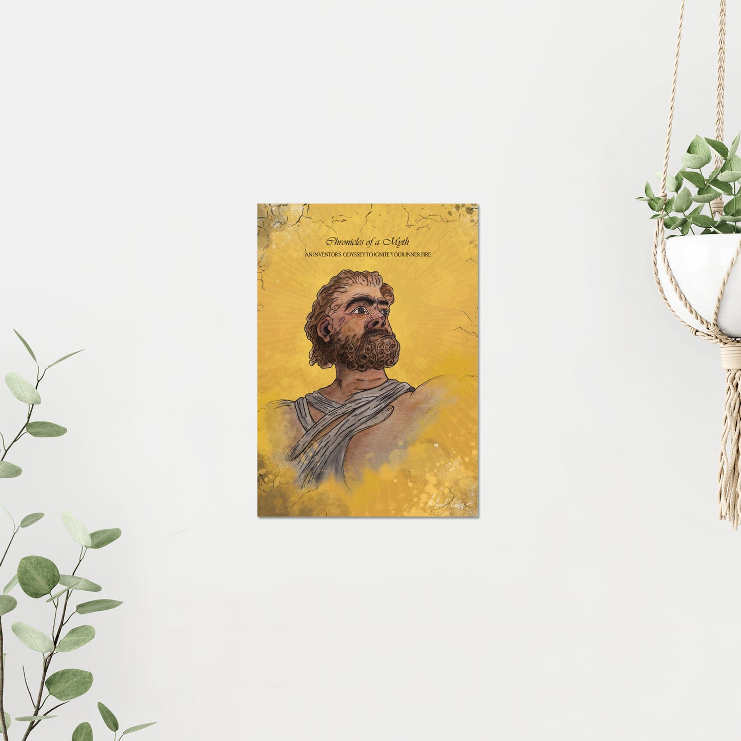 DAEDALUS | Museums-Quality Fine Art Print | Powerful Greek Mythology Artwork